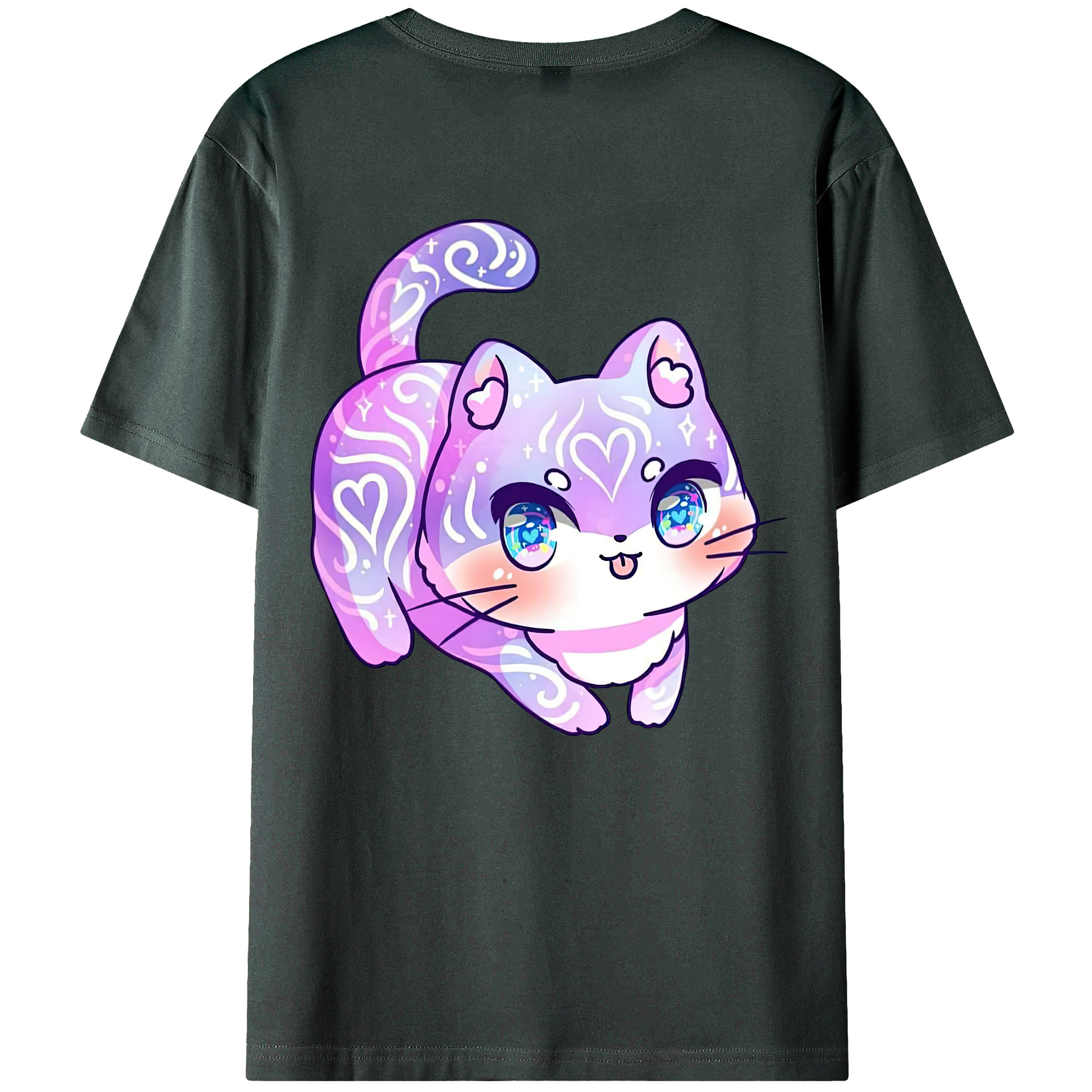 （画像用） 美少女戦士セーラームーン Sailor Moon 綿100％ メンズ半袖Tシャツ（バックプリント） 通気性
